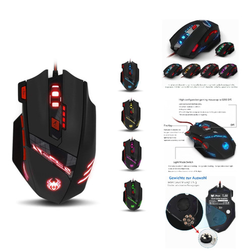 Zelotes t90 gaming maus - t90, 9200