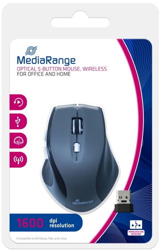 Mediarange funk maus optisch - mediarange,