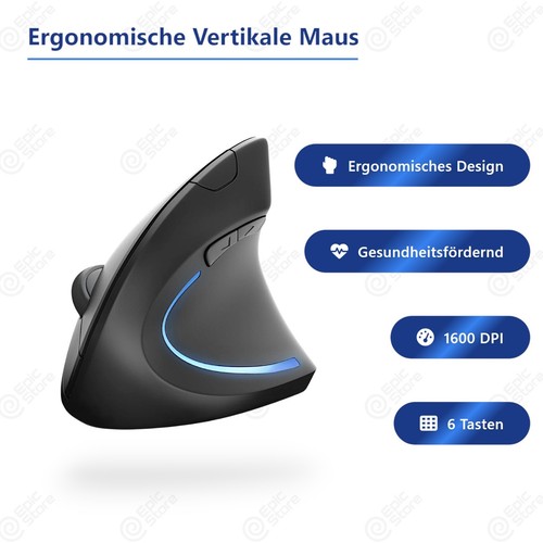 Ergonomische vertikale maus - vertikale,