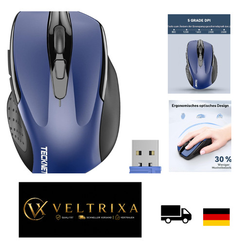 Tecknet kabellose maus - 2,4, ghz