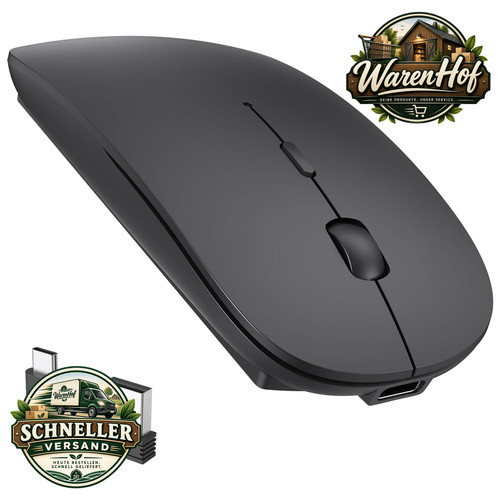 Kabellose maus usb - usb-c, usb-a