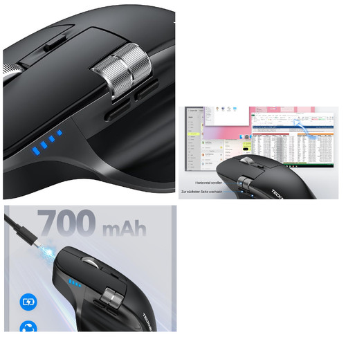 Tecknet bluetooth maus - tecknet, 7