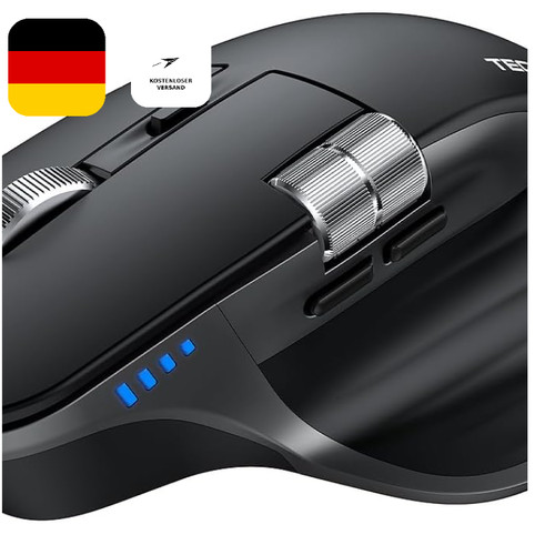 Tecknet funkmaus bluetooth 3 - tecknet,